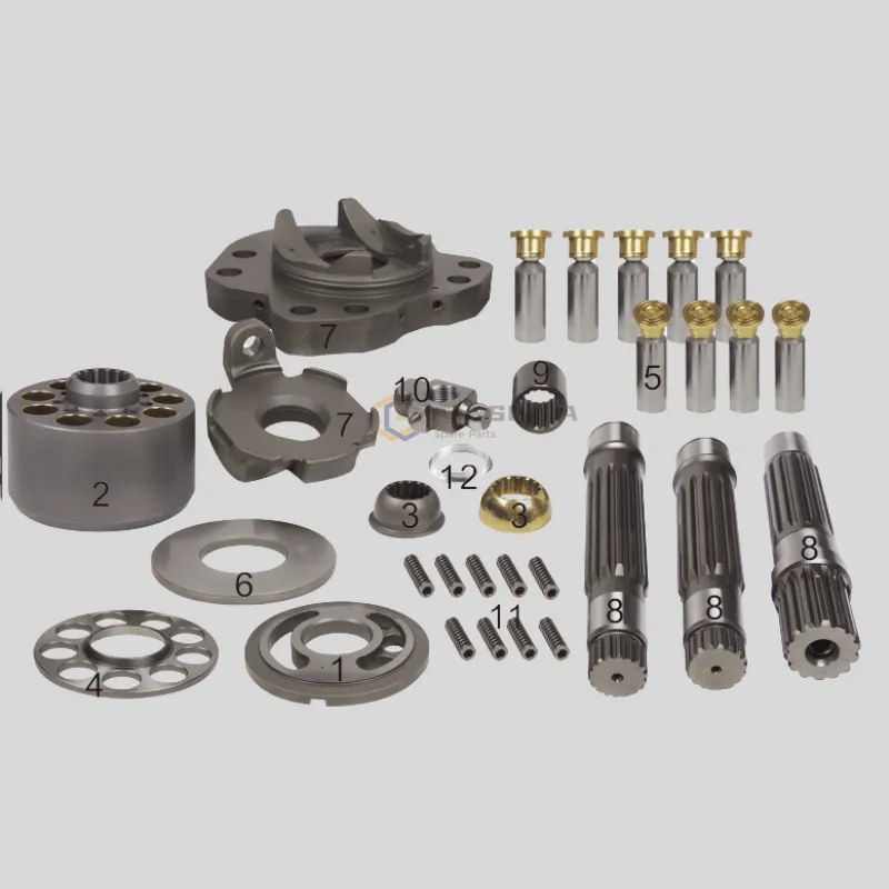Aftermarket Kawasaki K5V212 Pump Rotary Group Kits for CAT345 349